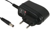 AC adapter Mean Well GSM06E06, 6V ...1A 5.5x2.1mm