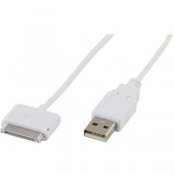 USB-synk-/laddarkabel till iPhone och iPod, 1m