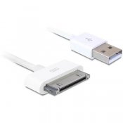 USB-synk-/laddarkabel till iPhone, iPad och iPod, 1m