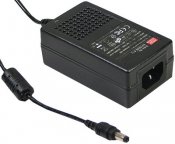 AC adapter 18V Mean Well 1.38A 5.5x2.1mm