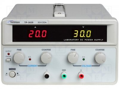 TWINTEX TP-6010 Nätaggregat; 0-60VDC 0-10A