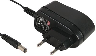 AC adapter Mean Well GSM15E06, 6V ...0.62A 5.5x2.1mm