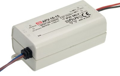 LED-drivdon 24VDC 0.67A, Mean Well APV-16-24