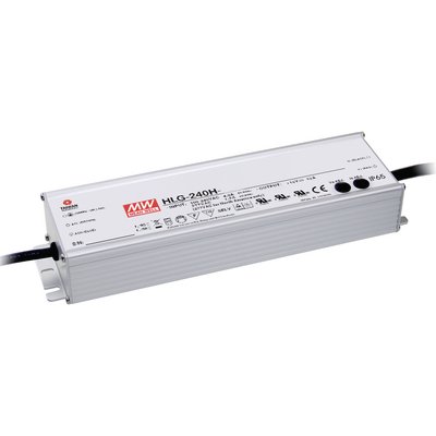 Power supply 48V Mean Well HLG-240H-48 5A Vattentät IP67