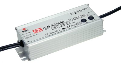 Power Supply 12VDC (10.8...13.5) Mean Well HLG-40H-12A, 3.33A IP65