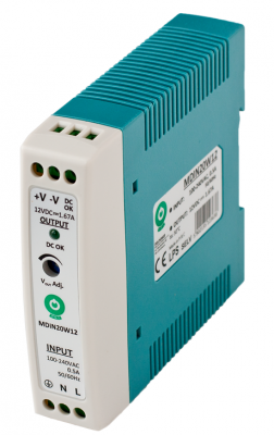 Switched power supply for DIN rail / 12V 1.67A (11 ...13.8V)