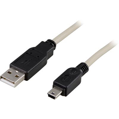 USB 2.0 A till Mini B 0,5m
