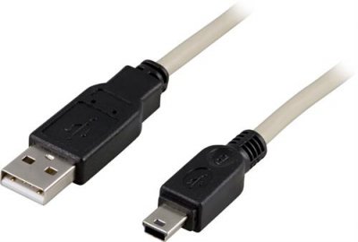 USB 2.0 kabel Typ A Hane - Typ Mini B Hane 5.0m
