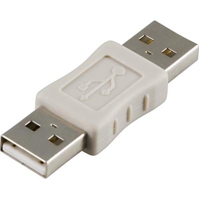DELTACO könbytare USB A-A ha