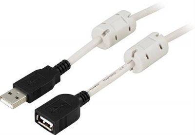 USB 2.0 kabel Typ A ha - Typ A ho, 1M