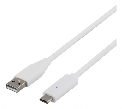 USB 2.0 kabel, Typ C - Typ A ha, 1,0m